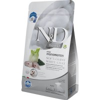 N & D WHITE PUPPY MINI SEA BASS & SPIRULINA & FENEL