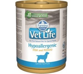 Vet Life HYPOALLERGENIC FISH & POTATO DOG CAN
