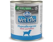 Vet Life HYPOALLERGENIC DUCK & POTATO DOG CAN
