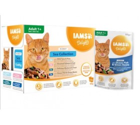 Iams ADULT DELIGHTS SEA IN GRAVY COLLECTION