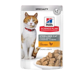 Hill's YOUNG ADULT STERILIZED CHICKEN POUCH