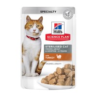 Hill's YOUNG ADULT STERILIZED TURKEY POUCH