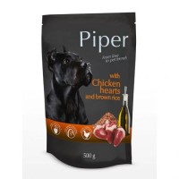 Piper ADULT CHICKEN HEARTS + BROWN RICE POUCH